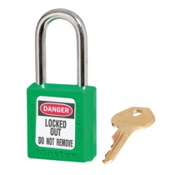 Lockout Lock 410 Green - Keyed Different - Master Lock