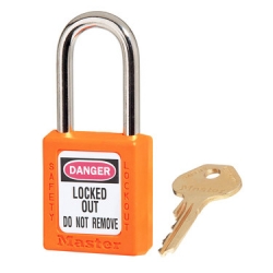 Lockout Lock 410 Orange - Keyed Different - Master Lock