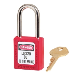 Lockout Lock 410 Red - Keyed Different - Master Lock