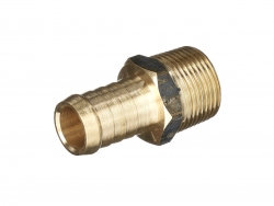 Hose barb 20mi x 20mm (hose to tap connector) Brass