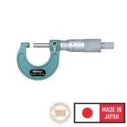 Mitutoyo 0-25mm Micrometer with Ratchet Stop