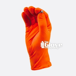 TGC Orange Rocket Nitrile Disposable Gloves Box 100 - Large