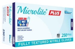TGC Microlite PLUS Nitrile Diisp Glove Box 250 Small