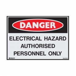DANGER ELECTRICAL STICKERS - ROLL OF 250