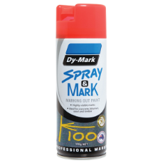 Dy-Mark Spray and Mark Fluro  Red 350g