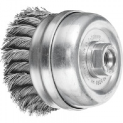 CUP BRUSH - TWIST KNOT 80mm