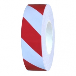 48MM X 45M RED/WHITE REFLECTIVE TAPE Engineer Grade Class 2