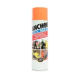 AnchorMax Orange X15 (Electrical) Spray Paint 400g High Gloss Enamel
