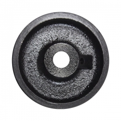 High/Low Temp 75mm Cast Iron Wheel | 1/2" Axle Diameter (Ci3340-50)