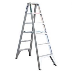 Bailey Double Sided Ladder 1.8 Metre Aluminium Trade - 150Kg - Aluminium
