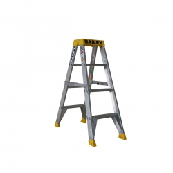 Ladder Pro Double sided 1.2m 150kg - Aluminium