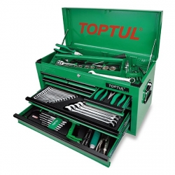 120PCS Professional Mechanical Tool Set W/6-Drawer Tool Chest - Metric / AF