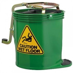Mop bucket wringer 15lt Green