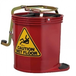Mop bucket wringer 15lt Red