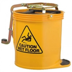Mop bucket wringer 15lt Yellow