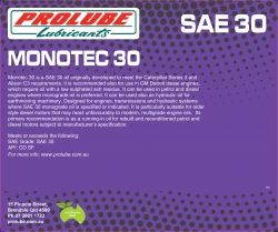 Monotec 30 SAE 30 oil