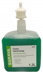Saraya Foam Hand Wash - Green Apple 1.2L