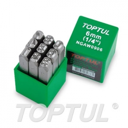 Number Punch Set 5mm - Toptul