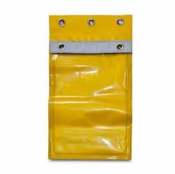 PERMIT DOCUMENT HOLDER YELLOW A4