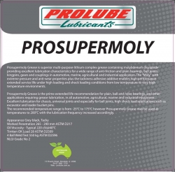 PROLUBE PROSUPERMOLY GREASE CARTRIDGE 450 GRAM