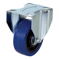100mm Rebound Rubber Wheel 150kg Capacity Castor (R4043)