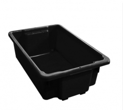 32L Recyclable Crate Black