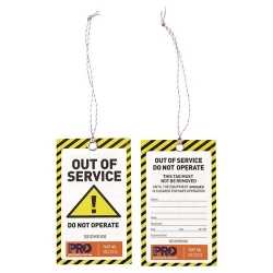 OUT OF SERVICE TAG PK100