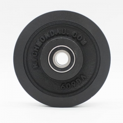 Track Wheel 150mm V Groove - 20mm Axle Diameter (VG609-M20)