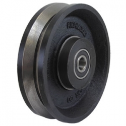 200mm V Groove Track Wheel | 20mm Axle Diameter (VG839-M20)